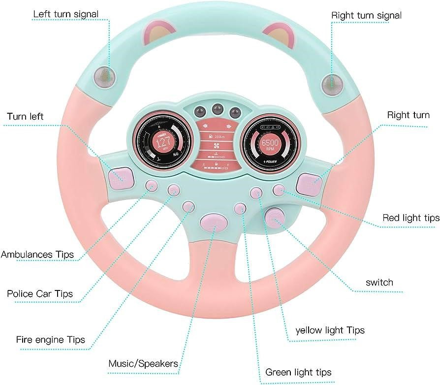 Interactive Play Steering Wheel
