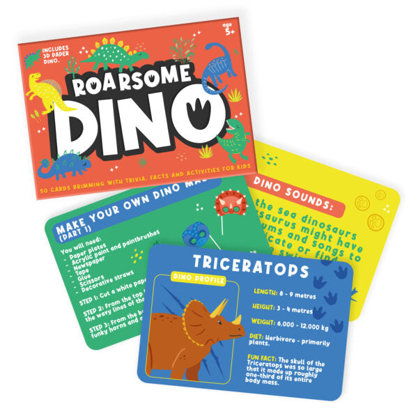 Kids Roarsome Dino Cards
