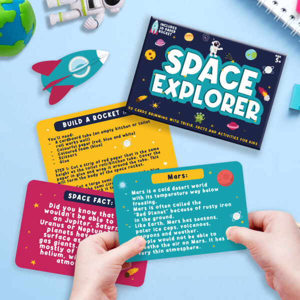 Kids Space Explorer Cards