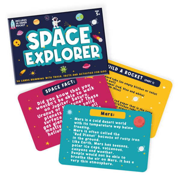 Kids Space Explorer Cards