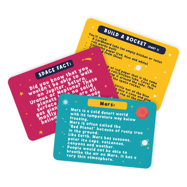 Kids Space Explorer Cards