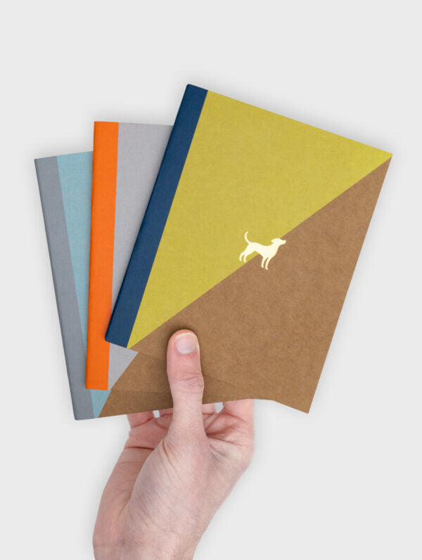 Kraft Dog Notebooks (Set of 3)