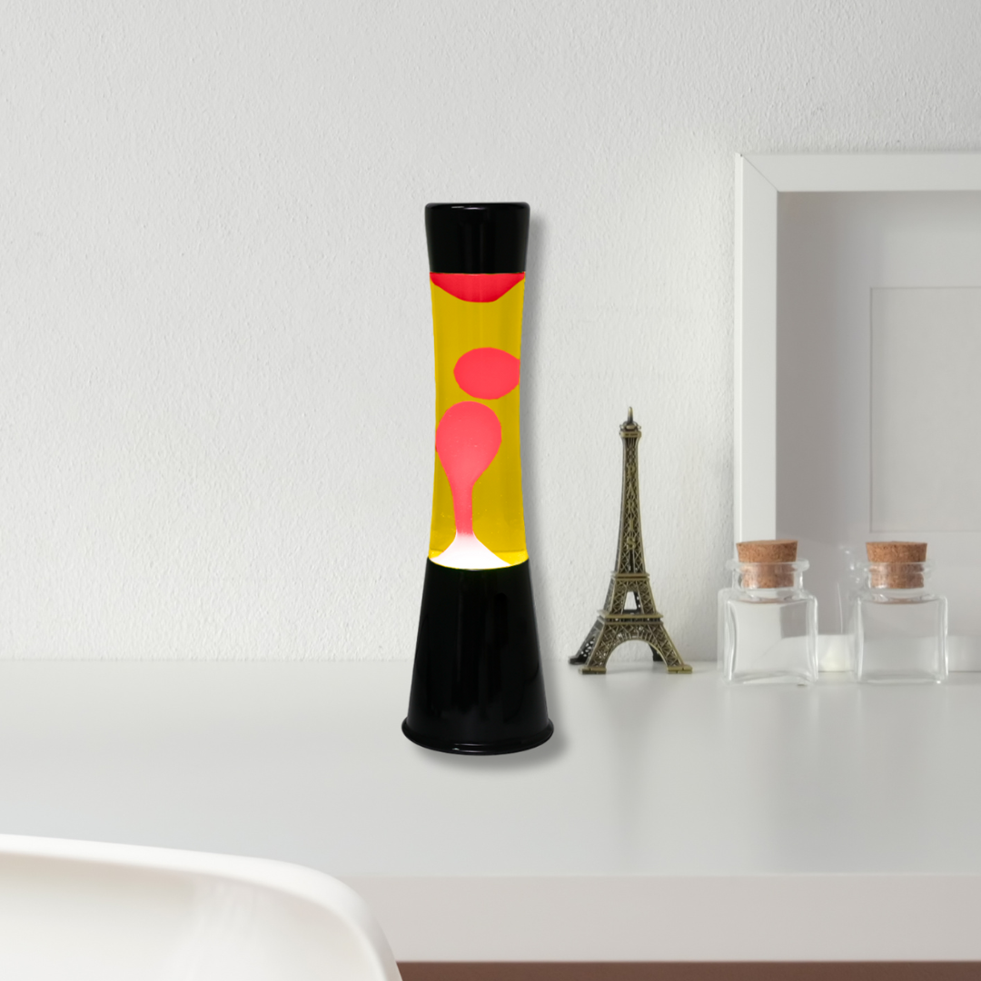 Lava Lamp (Yellow Liquid & Red Wax)