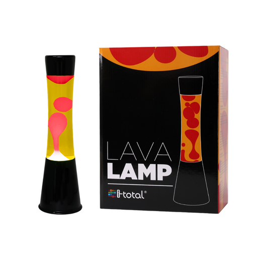 Lava Lamp (Yellow Liquid & Red Wax)