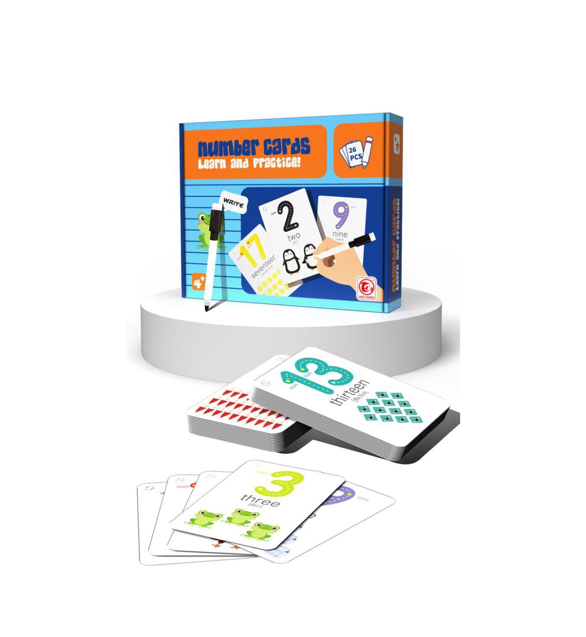 Learn & Practise Number Cards