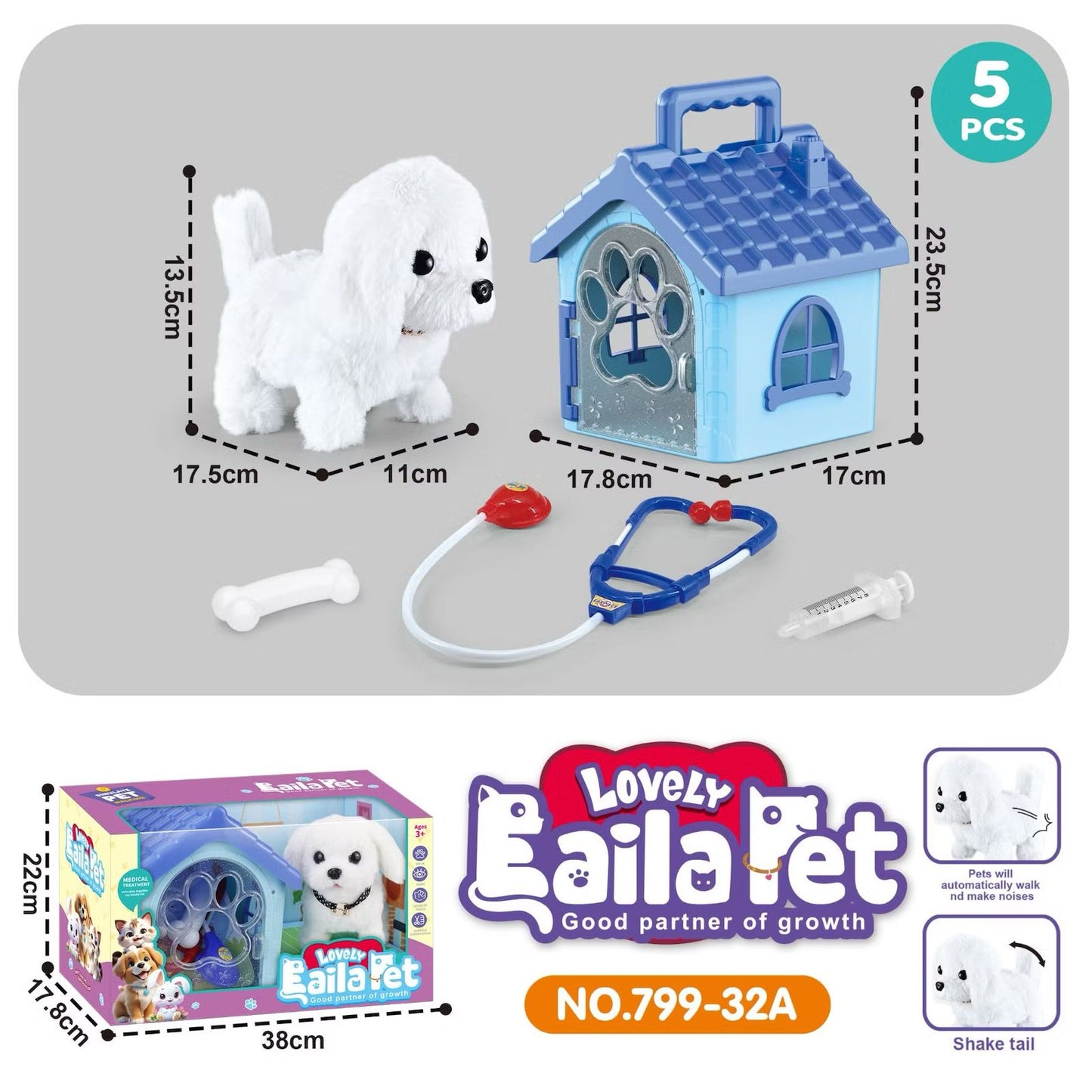 Lovely Laila Pet – Medical Treatment Puppy Set