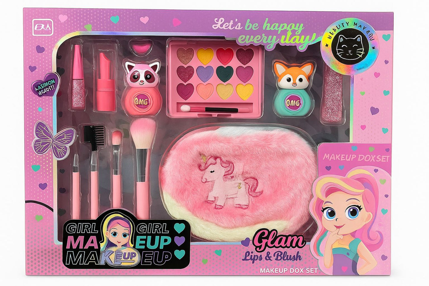 Girls' Makeup Glam Set