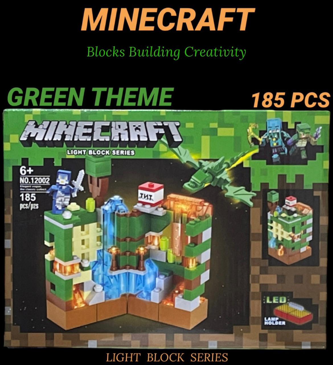 Minecraft Themed Building Blocks Set