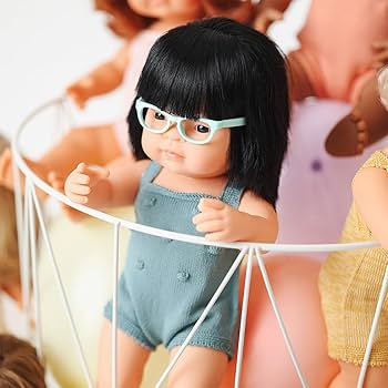 Asian Girl Doll with Glasses (38cm)