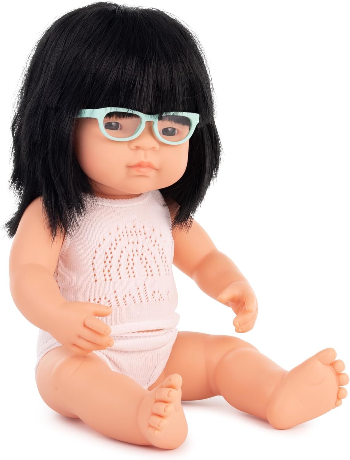 Asian Girl Doll with Glasses (38cm)