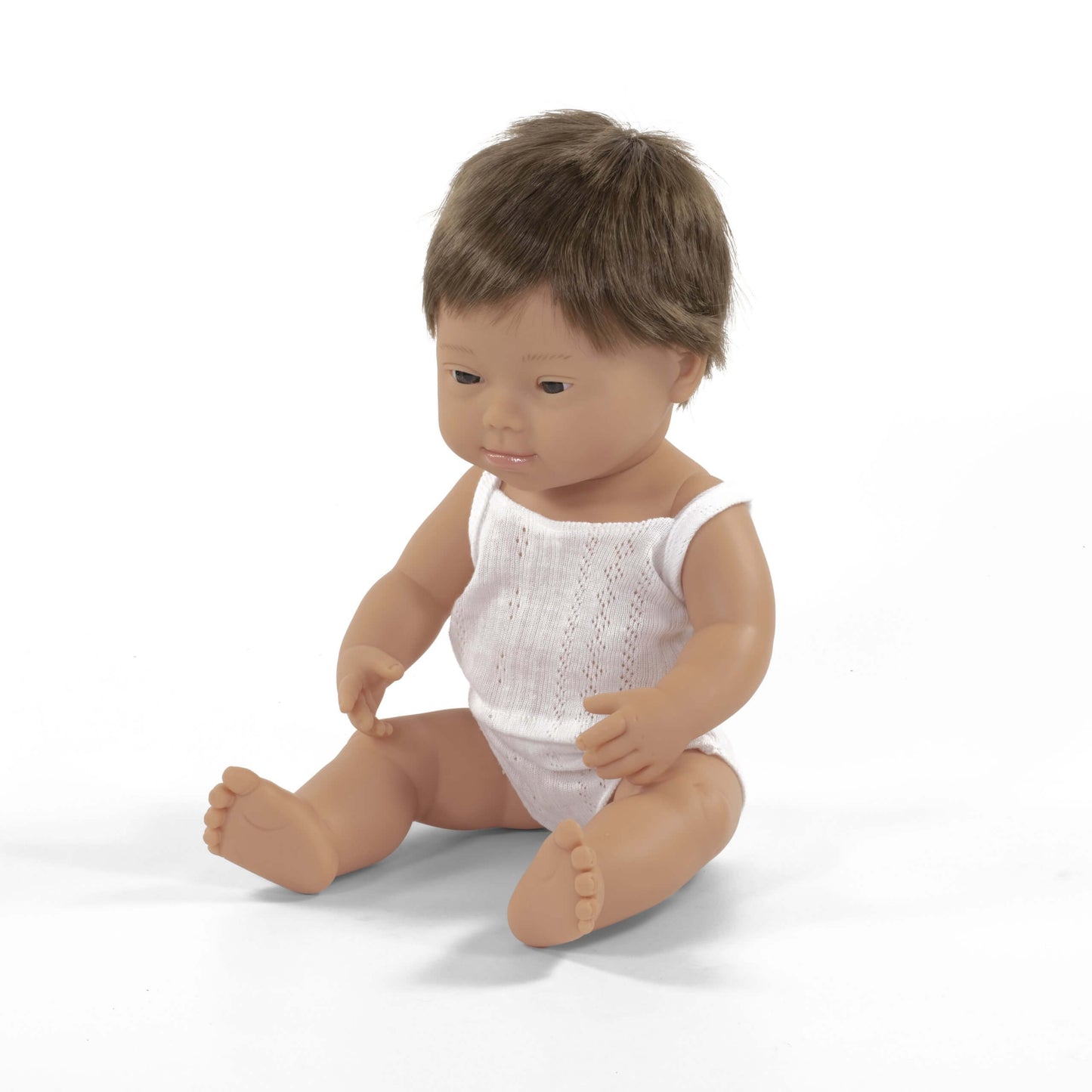 Caucasian Down Syndrome Boy Doll (38cm)