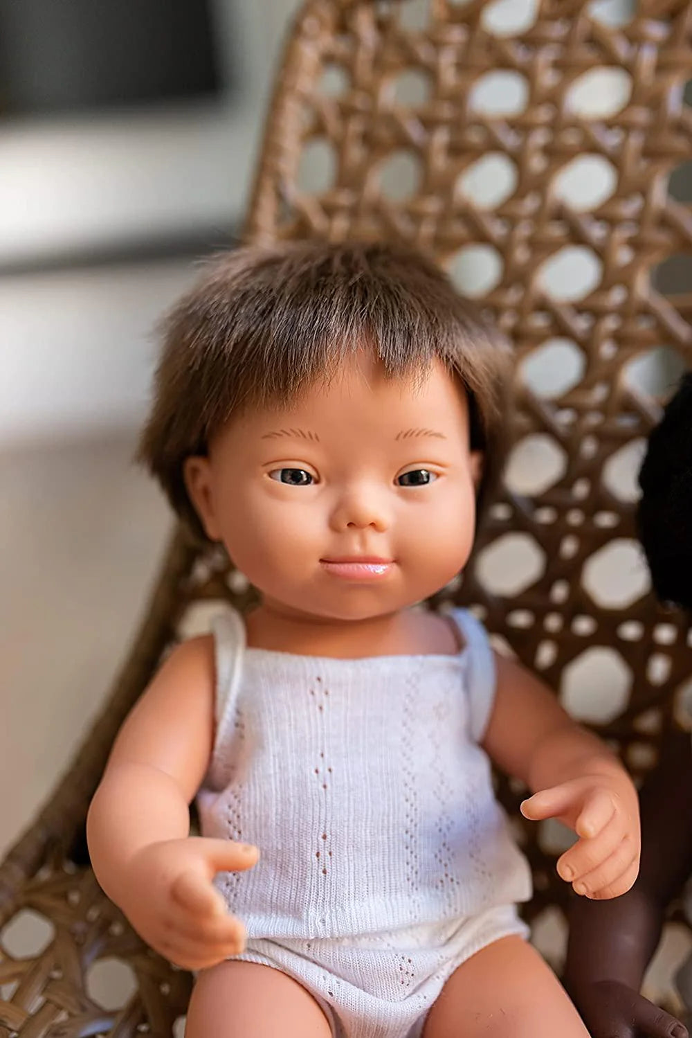 Caucasian Down Syndrome Boy Doll (38cm)