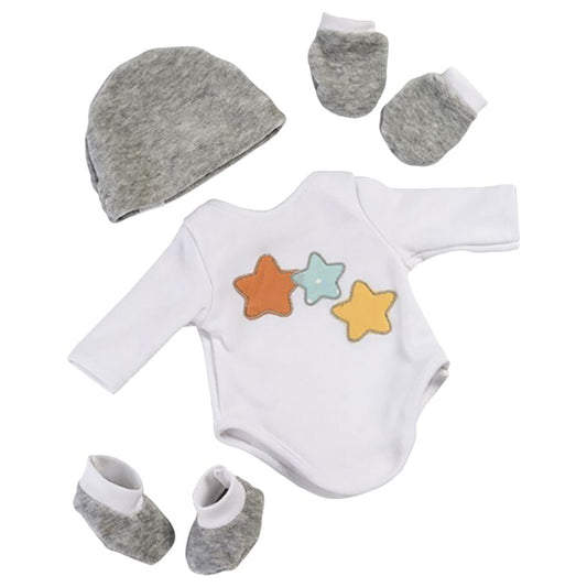 Layette Bodysuit & Accessories for 38cm Miniland Dolls