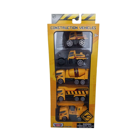 Motormax Construction Vehicle Set (Pack of 5)