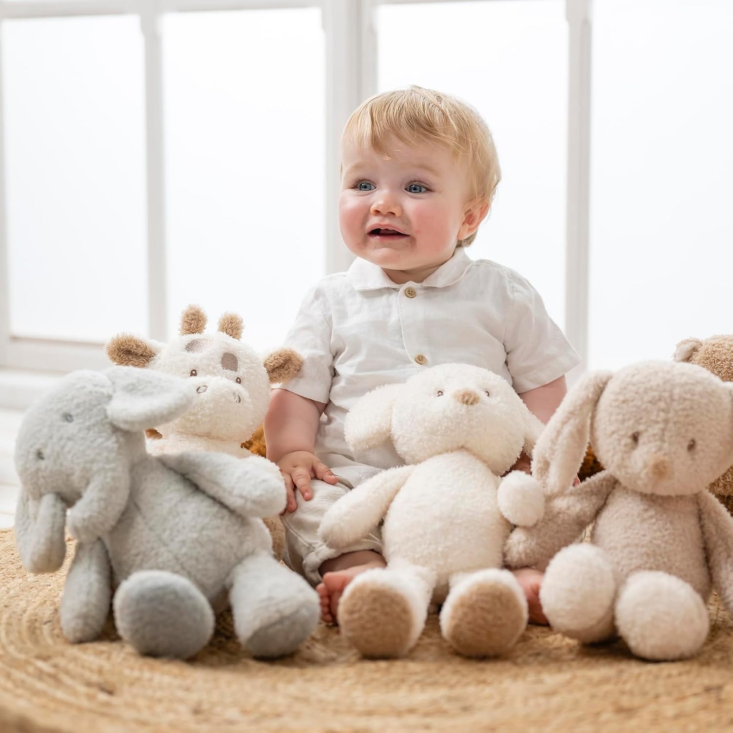 Nattou Cuddly Teddy Giraffe Plush