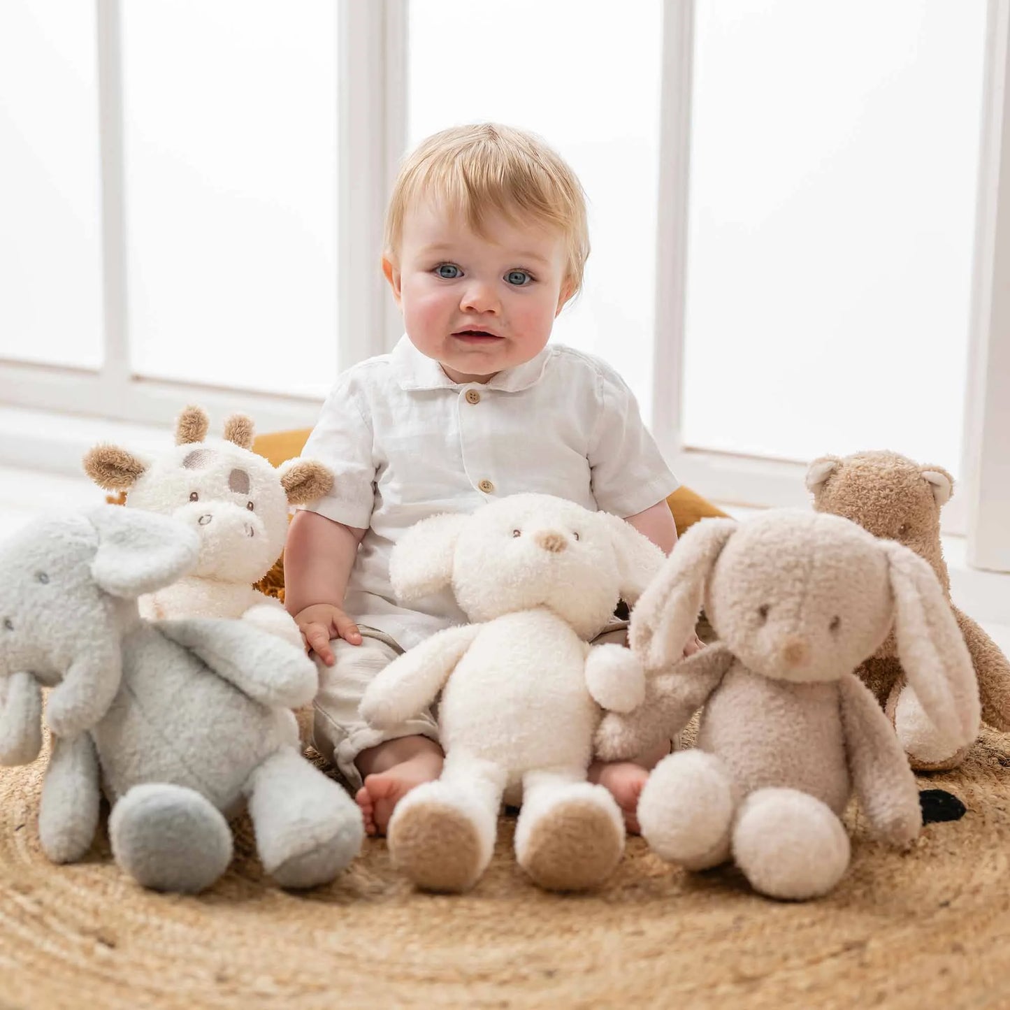 Nattou Cuddly Teddy Elephant Plush