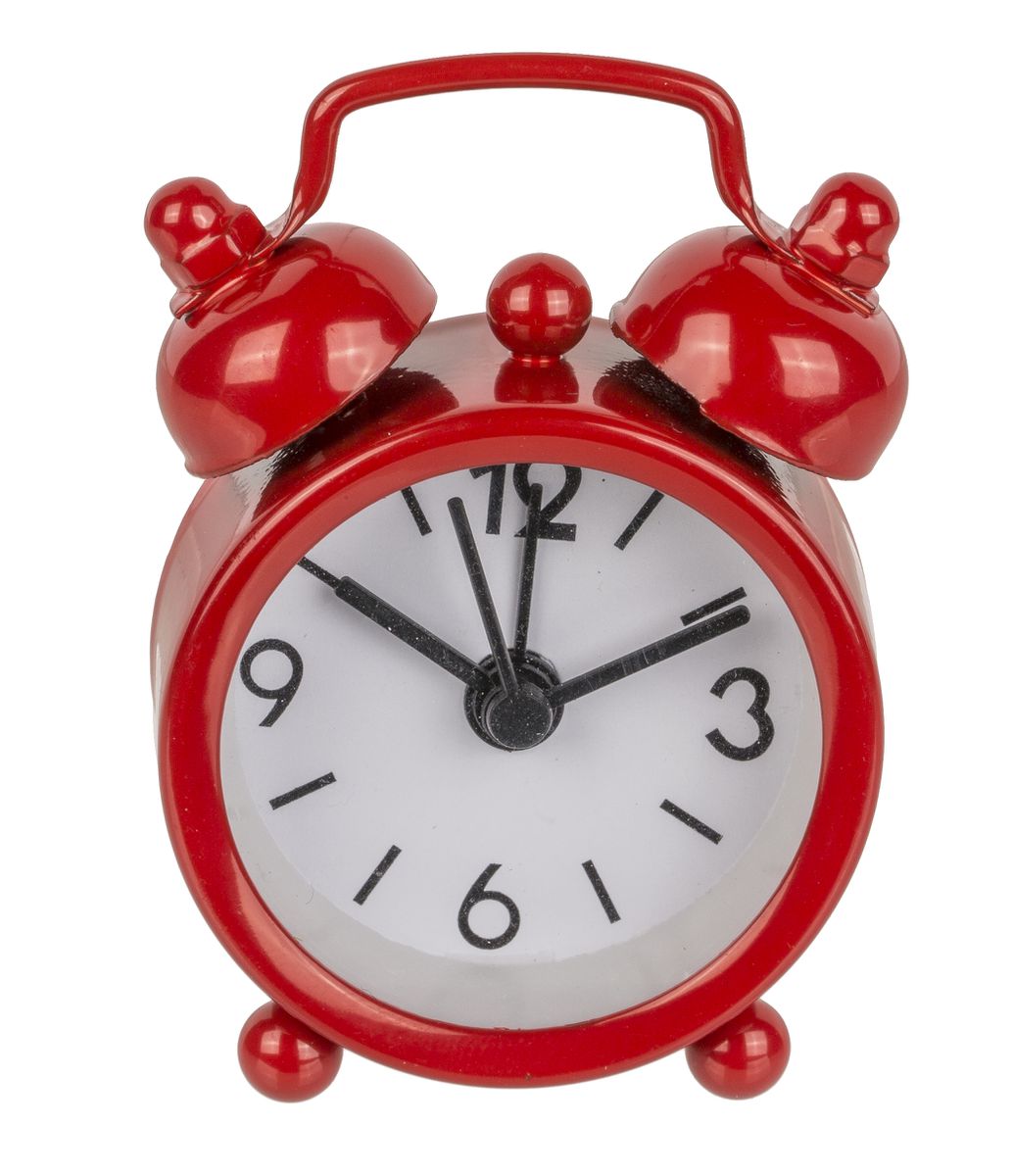Mini Metal Retro Analogue Alarm Clock