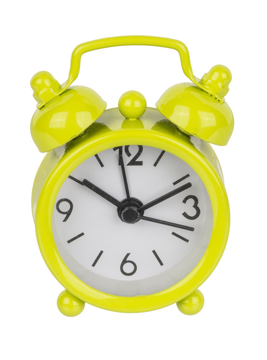 Mini Metal Retro Analogue Alarm Clock