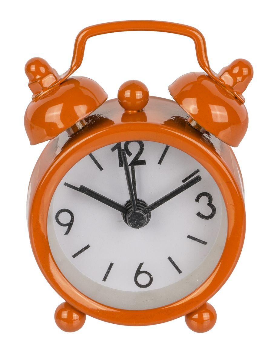 Mini Metal Retro Analogue Alarm Clock