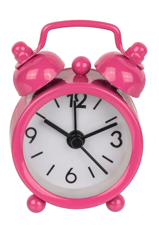 Mini Metal Retro Analogue Alarm Clock