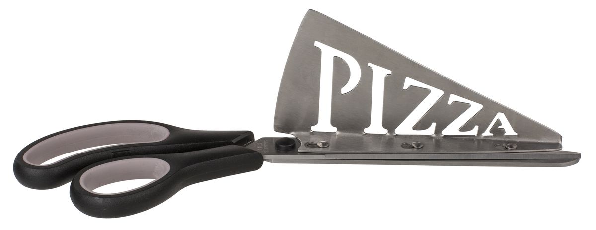 2-in-1 Pizza Scissors & Spatula Tool