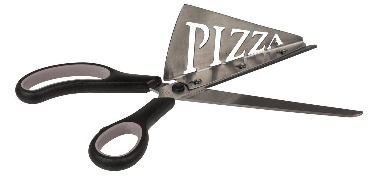 2-in-1 Pizza Scissors & Spatula Tool