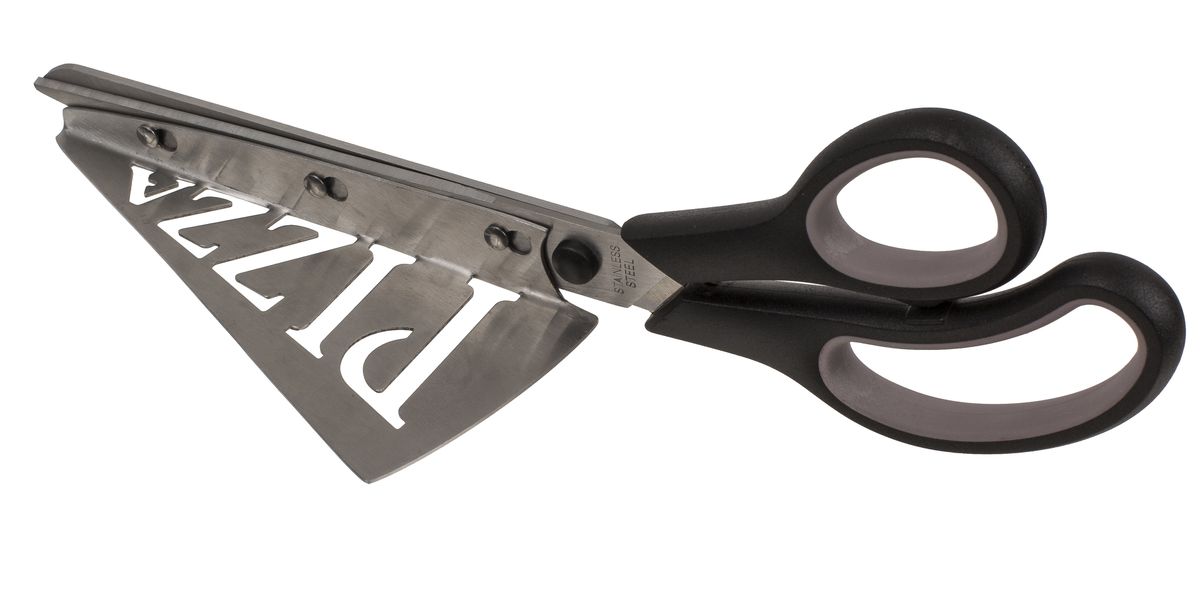 2-in-1 Pizza Scissors & Spatula Tool
