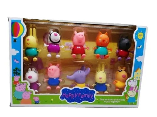 Peppa Pig & Friends 10 Piece Figurine Set (Unbranded)