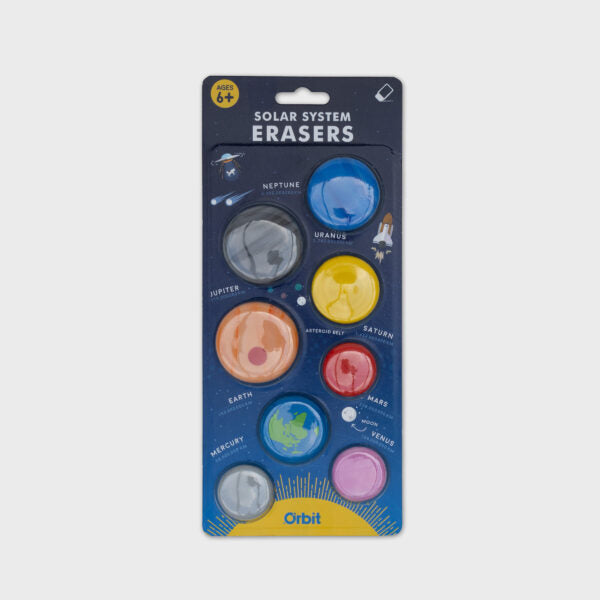 Solar System Eraser Set