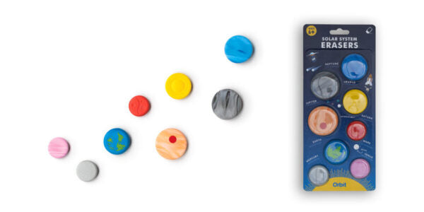 Solar System Eraser Set