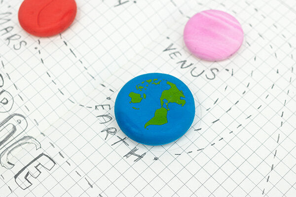 Solar System Eraser Set