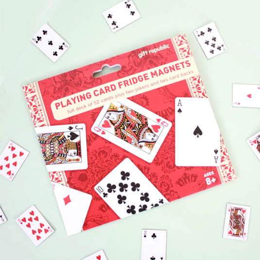 Playing Card Fridge Magnets