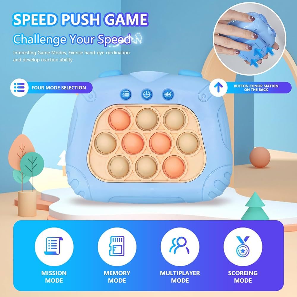 Quick Push Pop-It Game Console