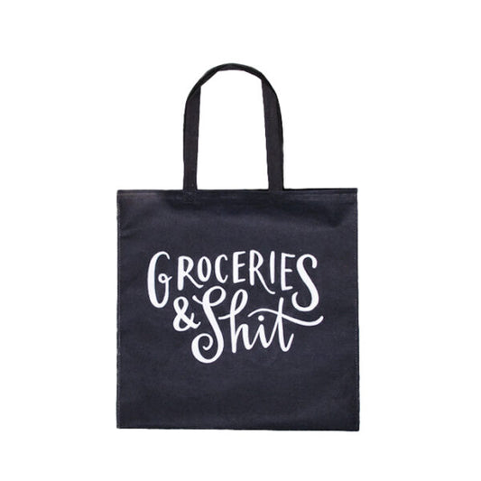 Groceries And Shit Portfolio Bag