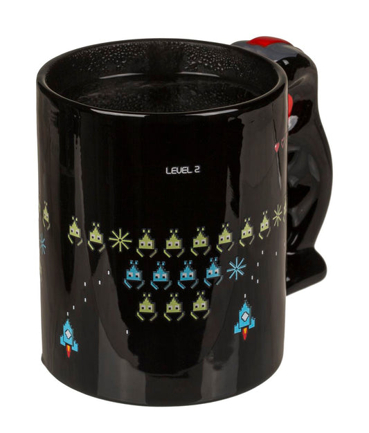 Power Up Thermal Effect Magic Coffee Mug with Gaming Controller Handle