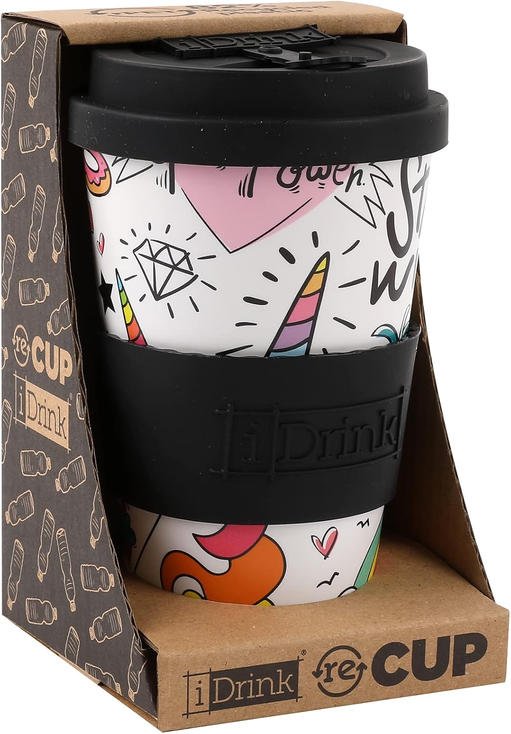 iDrink RPET Travel Cup (435ml) - Assorted