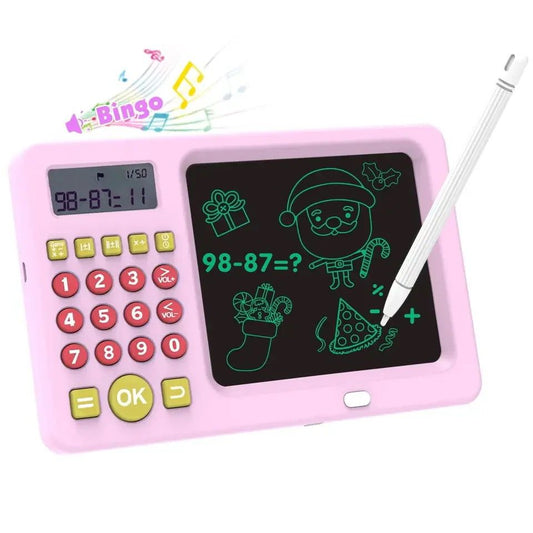 Rechargeable LCD Writing Pad With Calculator