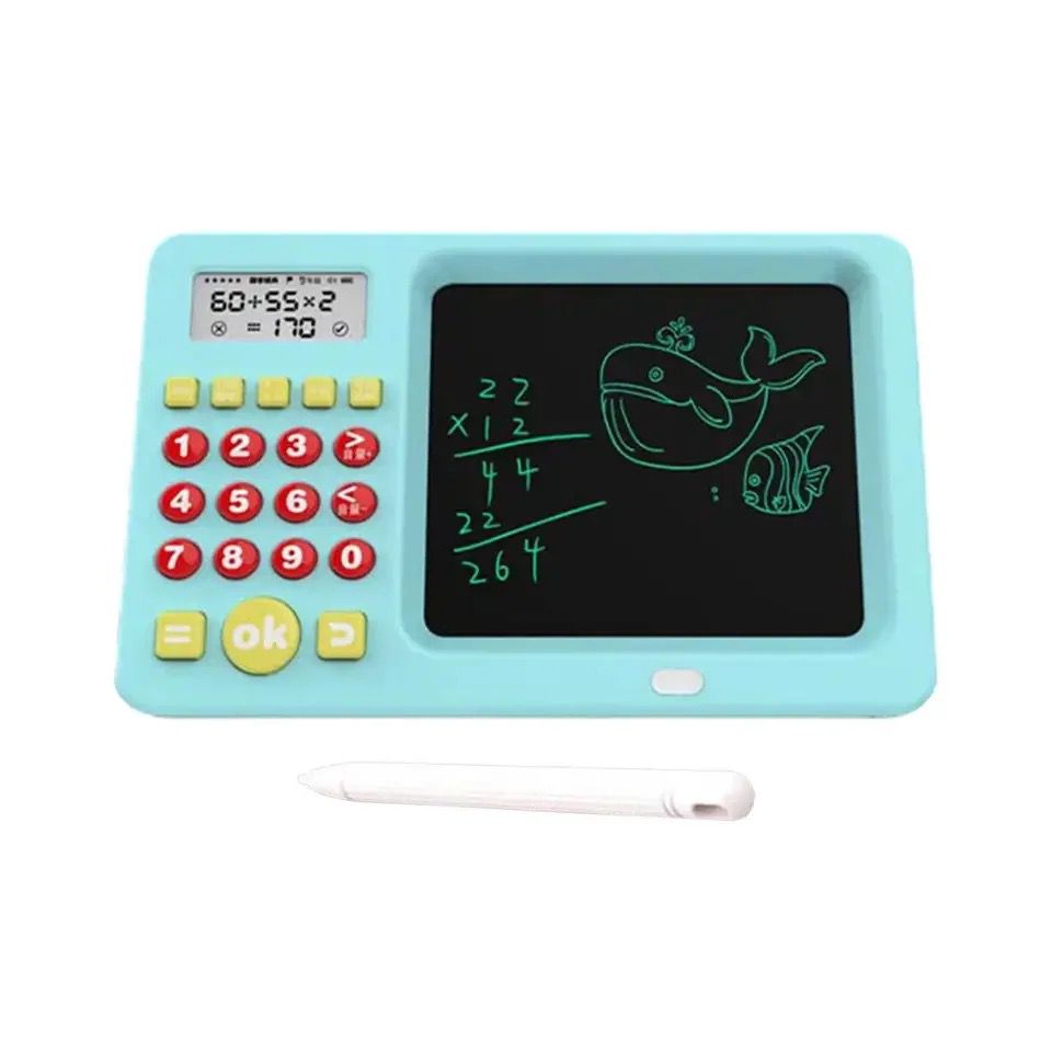 Rechargeable LCD Writing Pad With Calculator