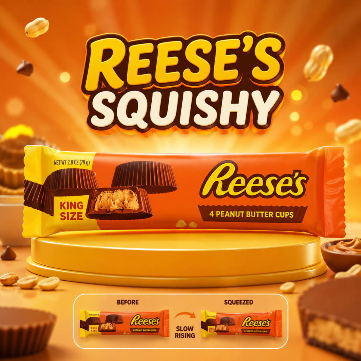 Super Squish Chocolate Bar (Assorted)