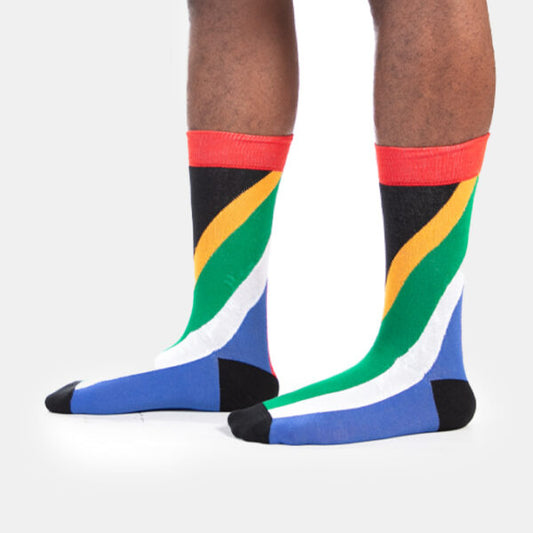 South African Flag Socks