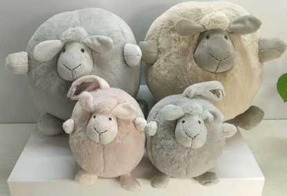 Plush Round Lamb