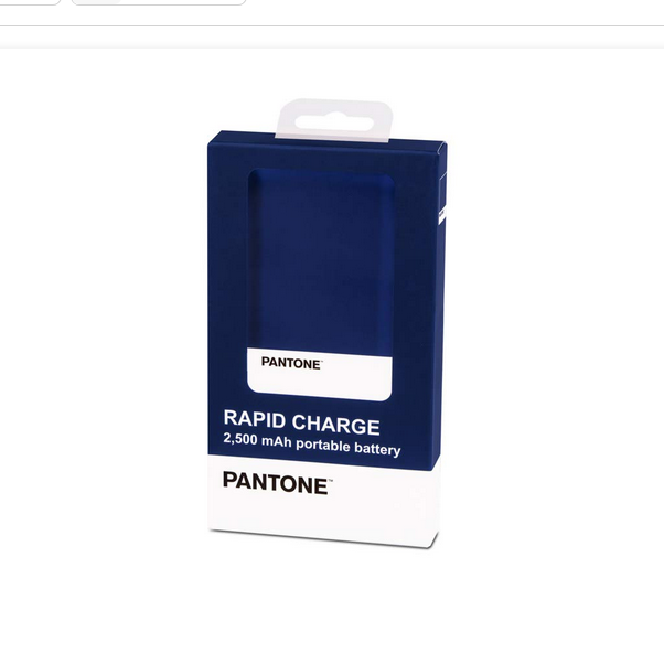 Pantone Navy Fast Charge Powerbank - 2500 mah