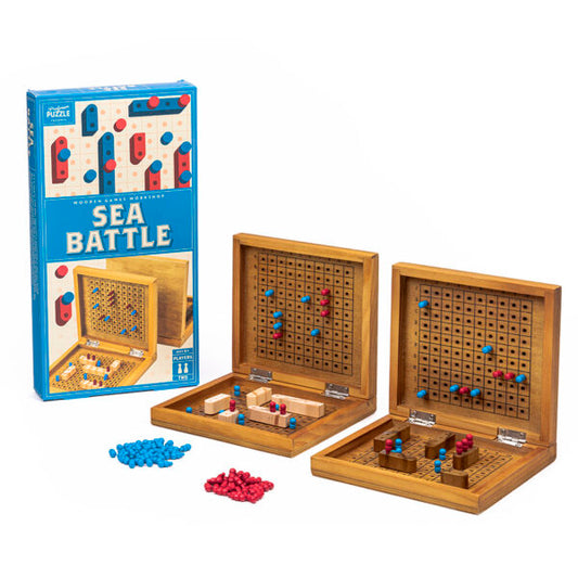 Wooden Sea Battle Gameboard Set