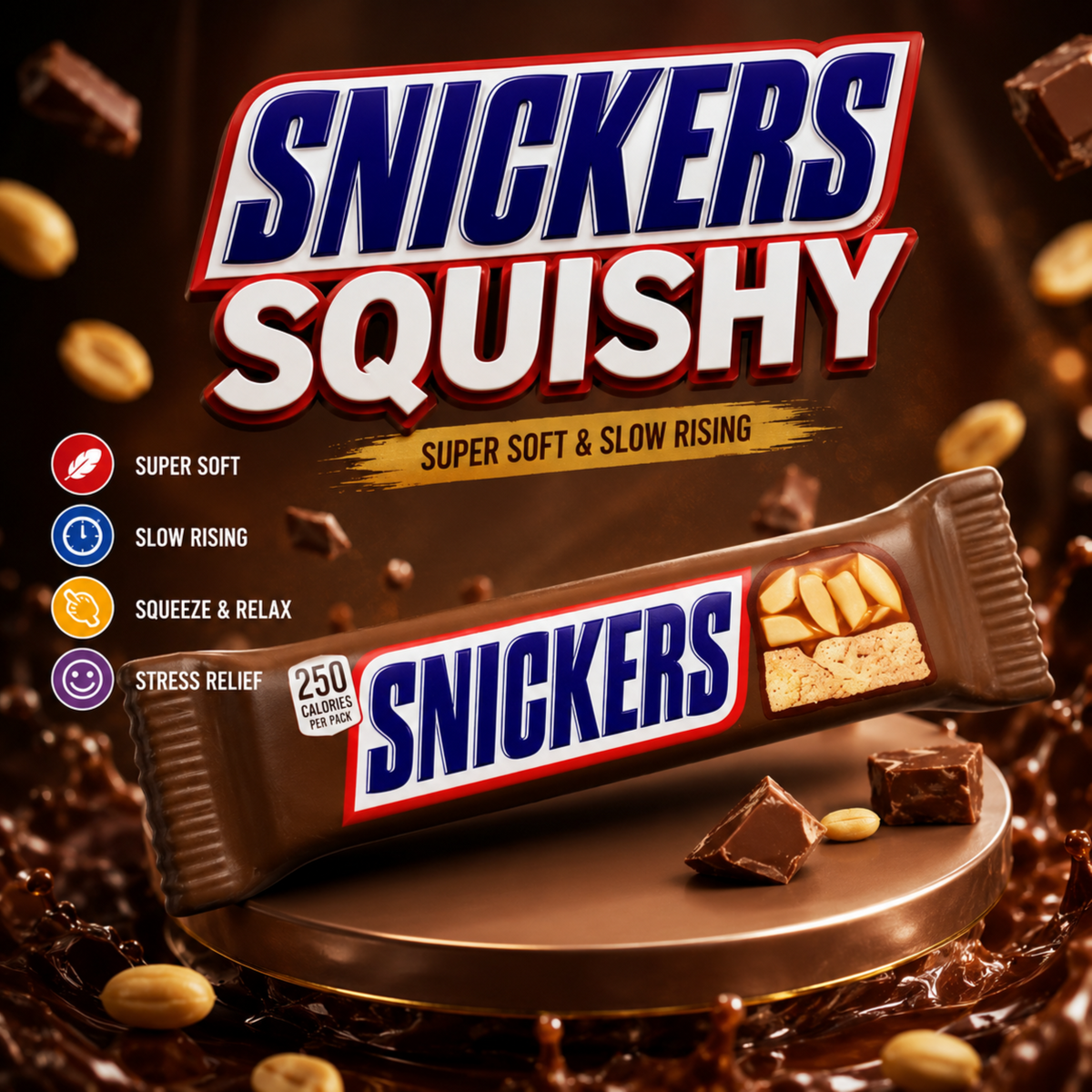 Super Squish Chocolate Bar (Assorted)