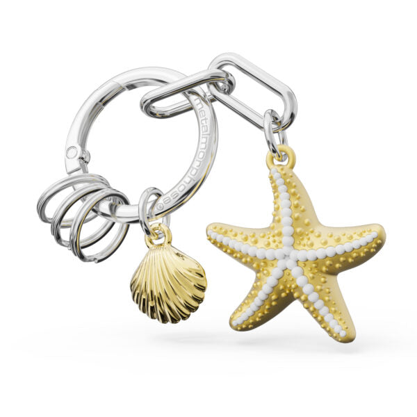 Stainless Steel Keyring - Starfish