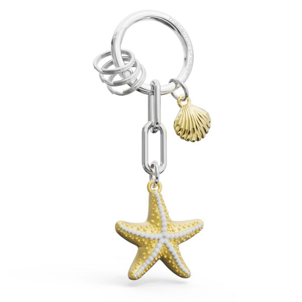 Stainless Steel Keyring - Starfish