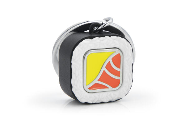 Stainless Steel Keyring - Sushi