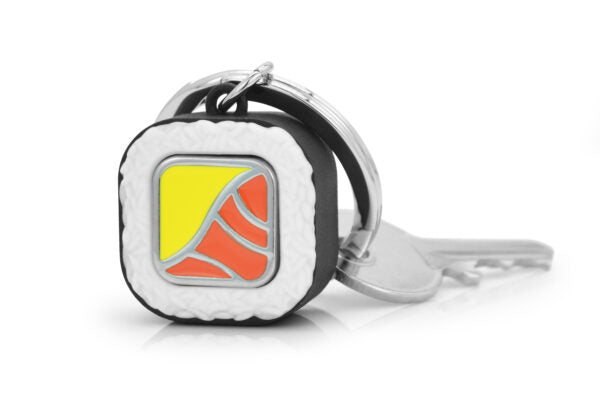 Stainless Steel Keyring - Sushi