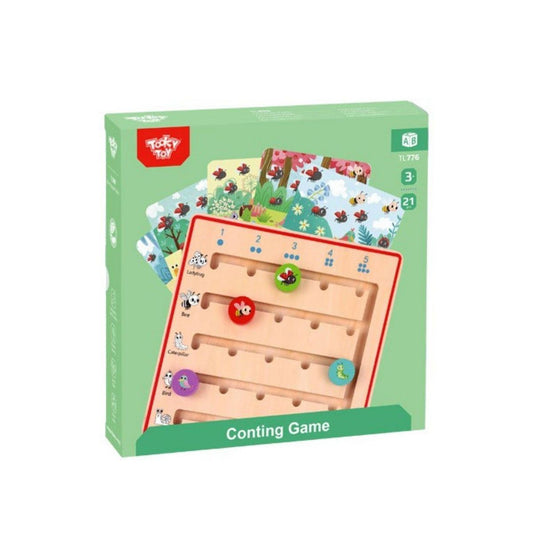 Wooden Counting & Shape Game