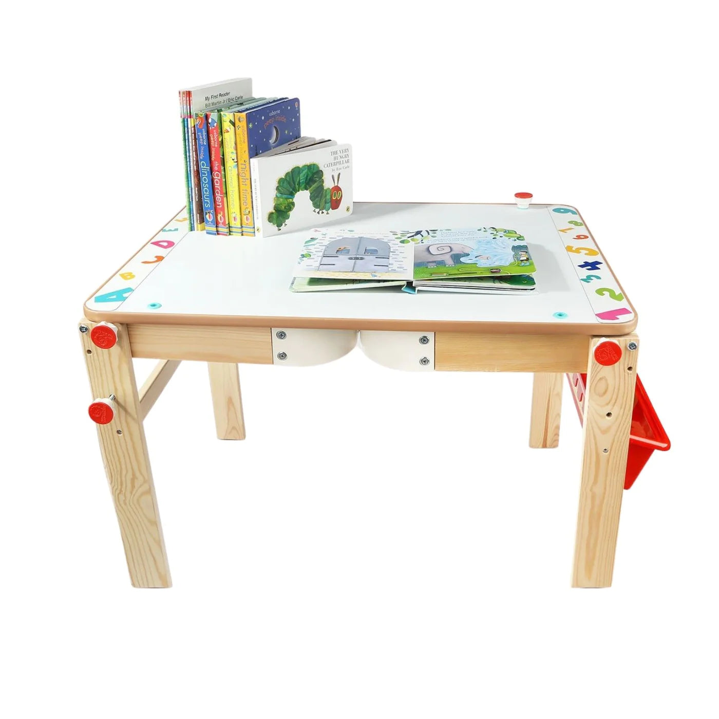 2 in 1 Convertible Art Easel & Study Table